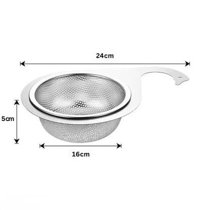DrainGuard™ | Edelstahl-Siebkorb für Spüle 2er Set — Langlebig für den langfristigen Gebrauch