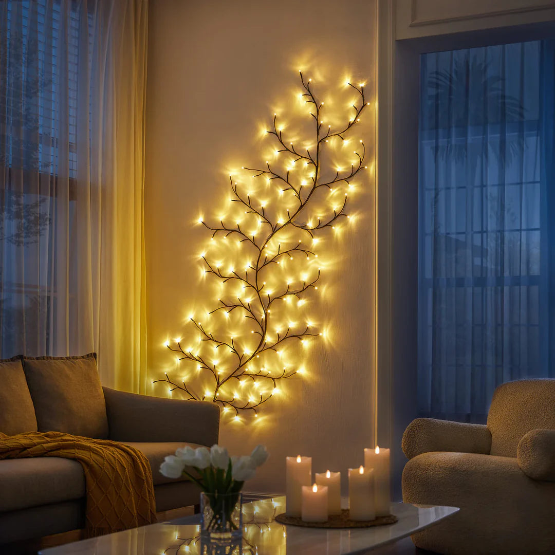 PetalGlow™ | LED-Kirschblüten-Lichterkette – Romantische Beleuchtung für Zuhause & Garten