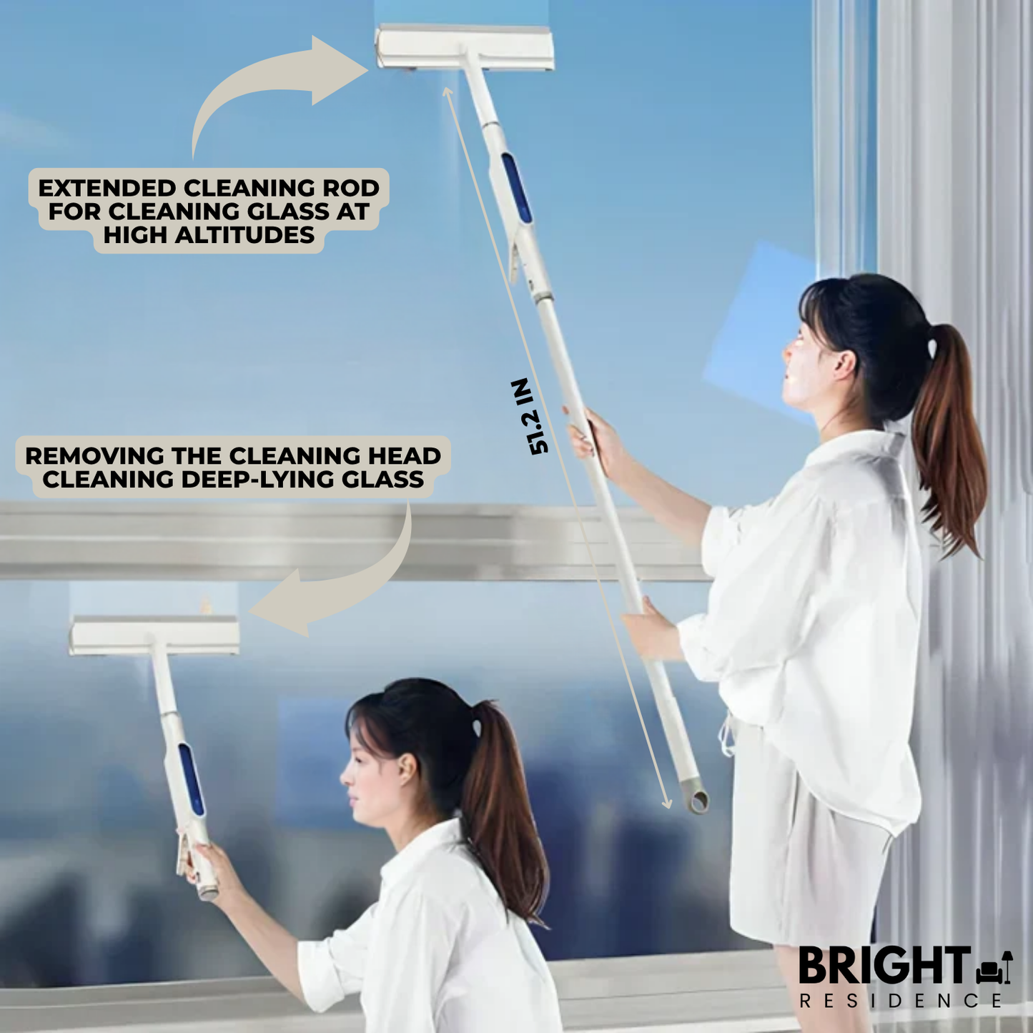 ShineSweep – Der ultimative Fensterreiniger – Sprühfunktion & Reichweite
