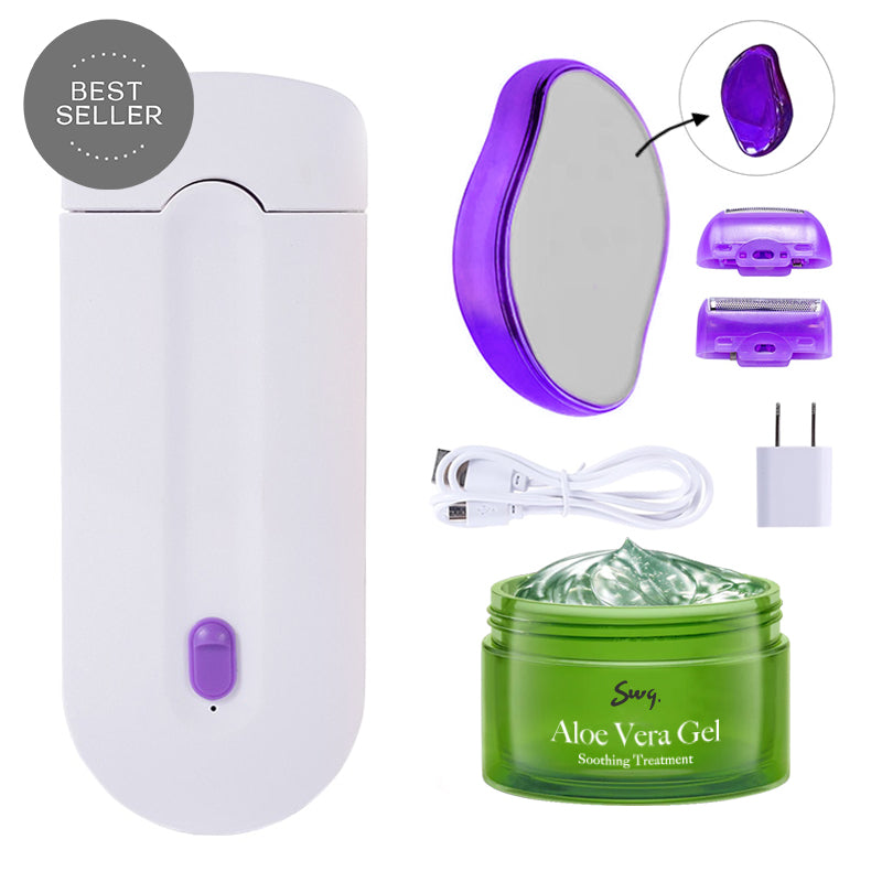 SWG Radierer – 2-in-1 Werkzeug zur Haarentfernung und zum Peeling