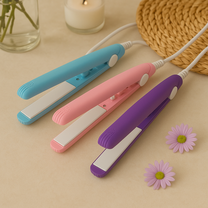 Twirly – Mini-Haarlockenstab & Glätteisen für Reisen & schnelle Auffrischungen