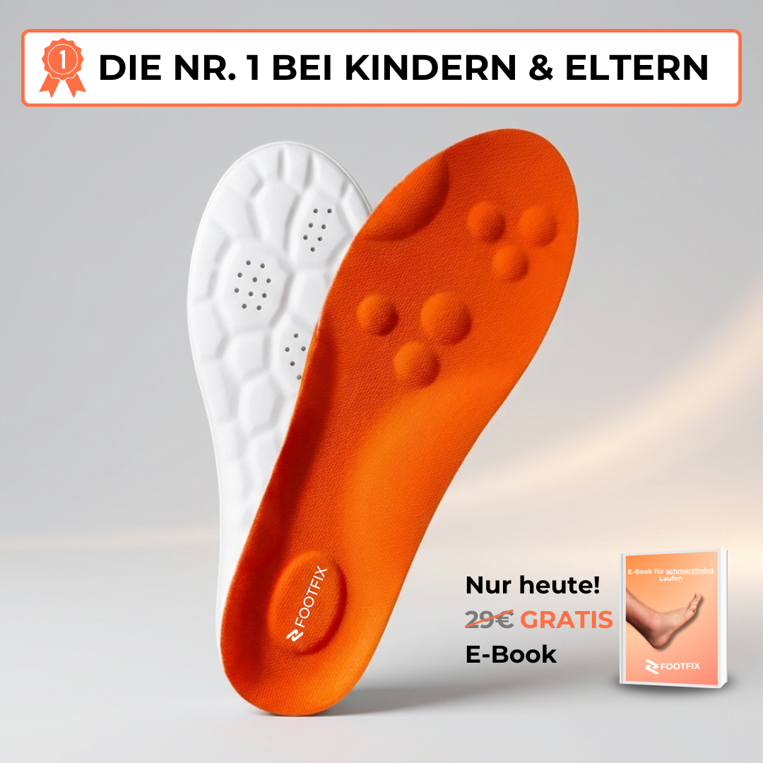 KidoStep™ – Massage-Einlegesohlen für mehr Fußkomfort bei Kindern