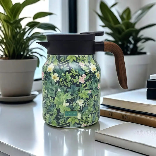 Florica – Isolierte Teekanne mit Vintage-Blumenmuster