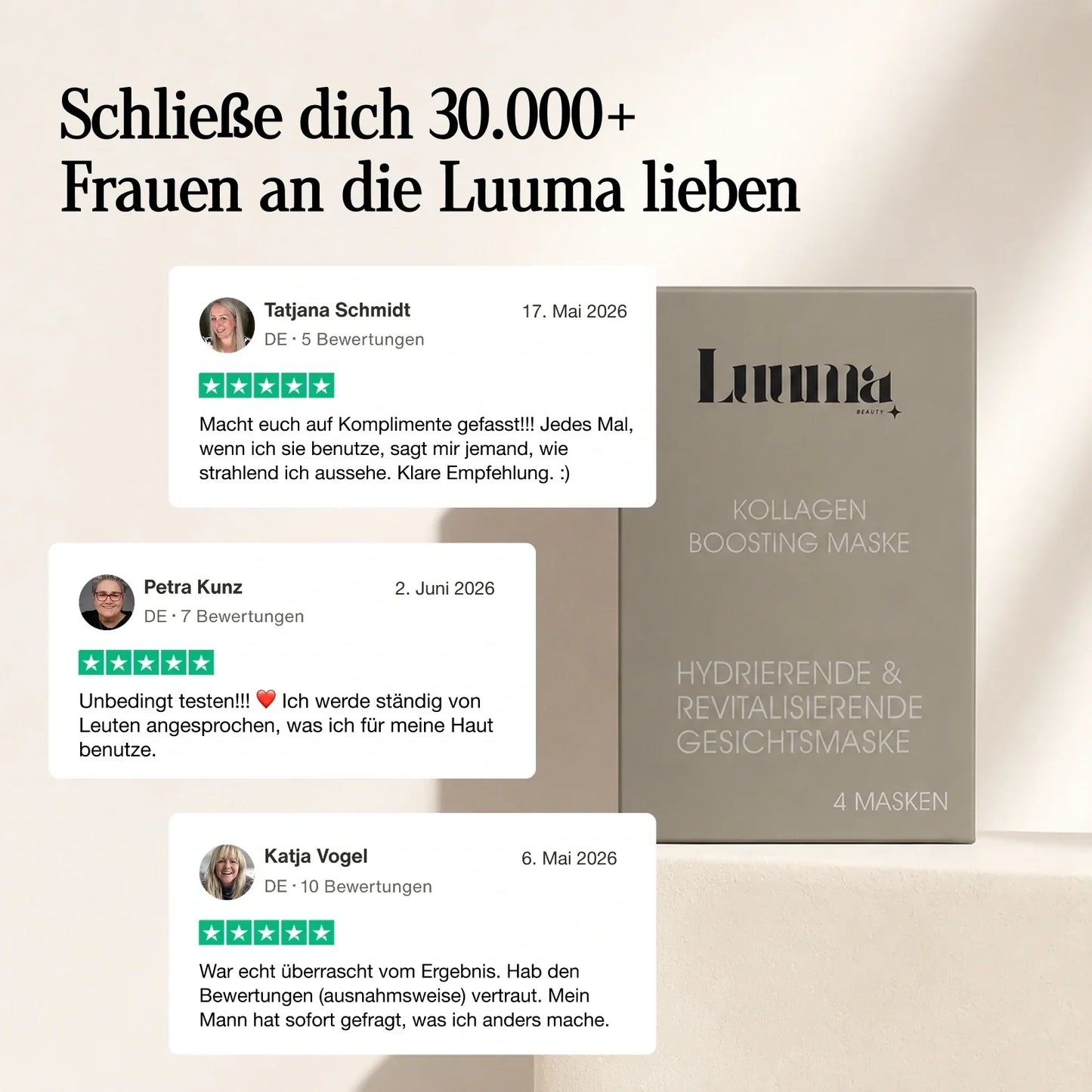 CollaFirm™ Kollagen-Maske für sichtbar glattere, festere Haut