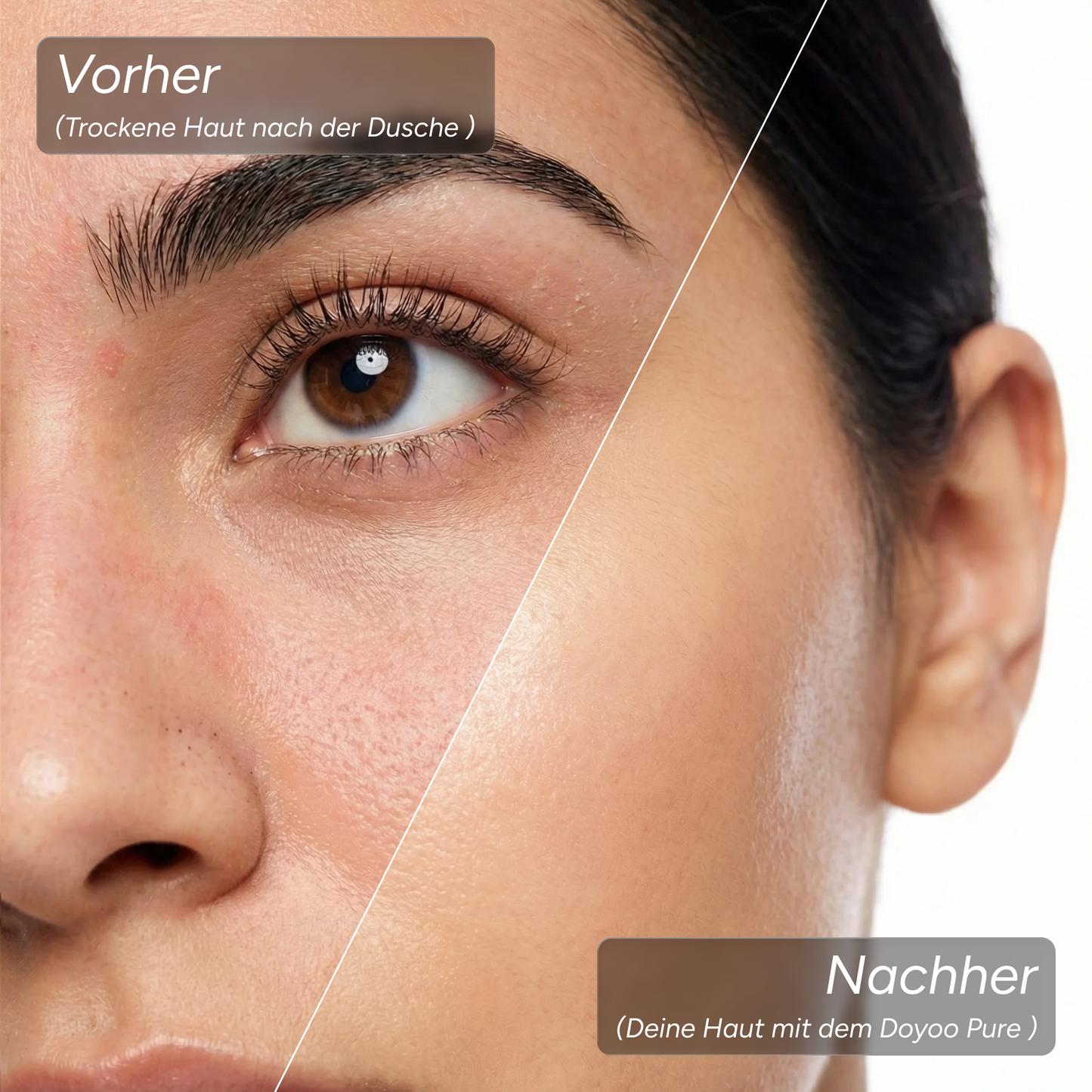 Doyoo Pure 3in1 Beauty-Filterduschkopf + 2 Pflegeaufsätze