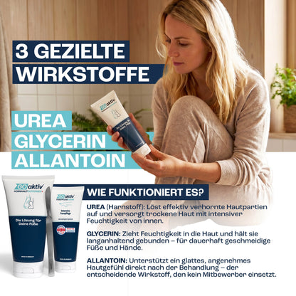 FootSilk™ – Sanftes Hornhaut-Gel für weiche Füße