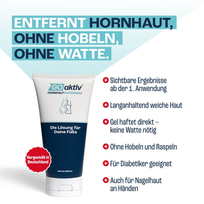 FootSilk™ – Sanftes Hornhaut-Gel für weiche Füße