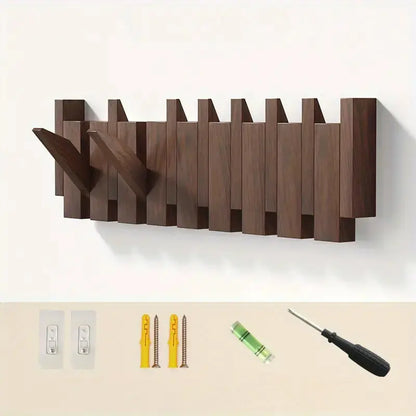 50% Rabatt | Garderobe™ | 8 klappbare Haken als stilvolles, praktisches Designerstück für den Flur