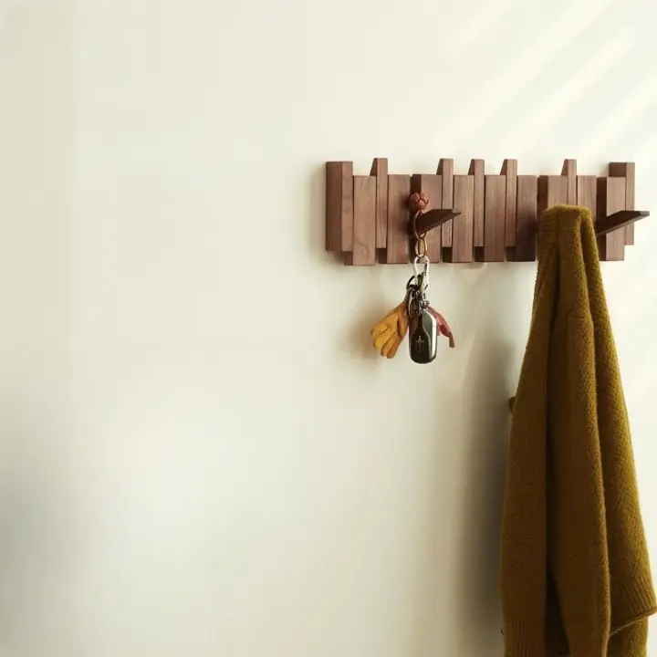 50% Rabatt | Garderobe™ | 8 klappbare Haken als stilvolles, praktisches Designerstück für den Flur