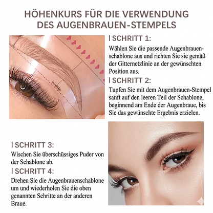 Wasserfestes Augenbrauen-Stempelset – Perfekte & symmetrische Augenbrauen in Sekunden