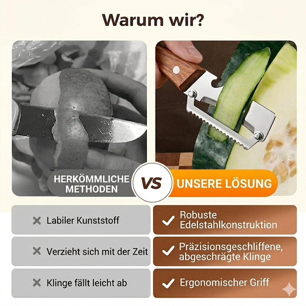Multifunktionaler Küchen-Gemüseschäler 🔪