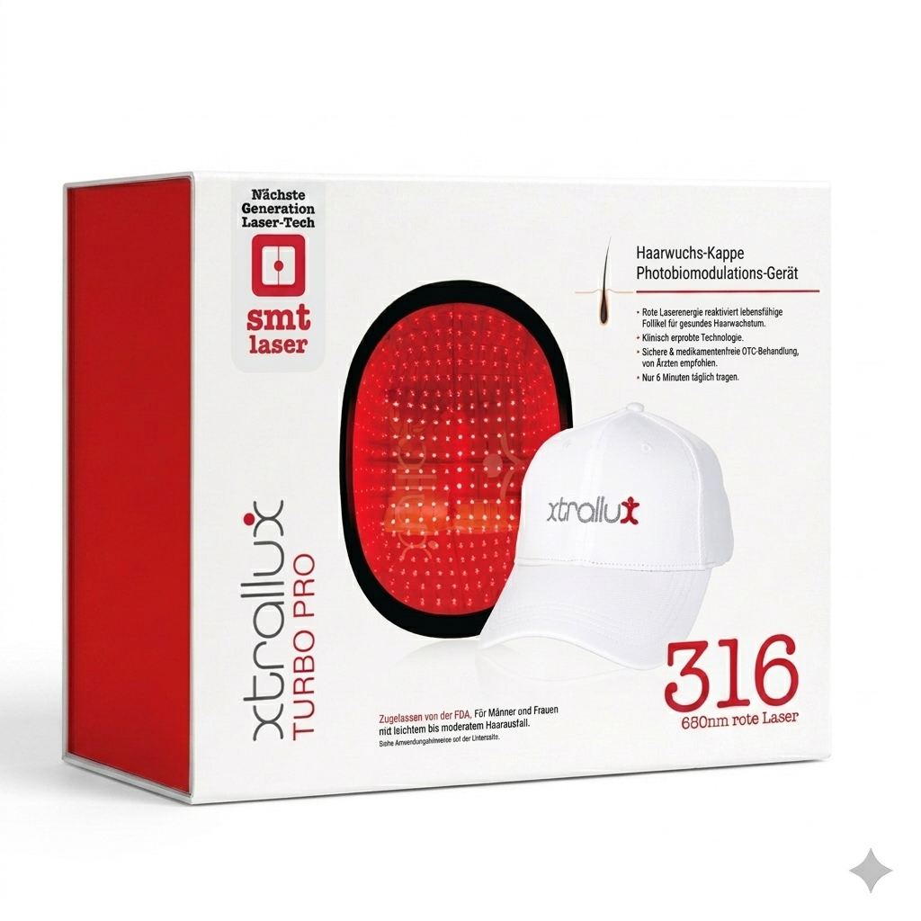 Xtrallux TurboPro (316) Professionelle Laserhaube für dichteres Haar