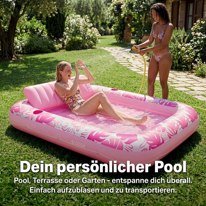Sloosh XXL Tanning Pool – Entspannt sonnenbaden & schneller bräunen