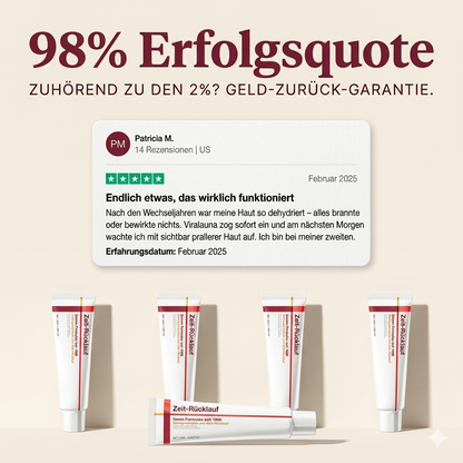 1+1 Gratis | Viralaluna™ Zeit-Umkehr Creme – Intensive Faltenreduktion & Hautstraffung
