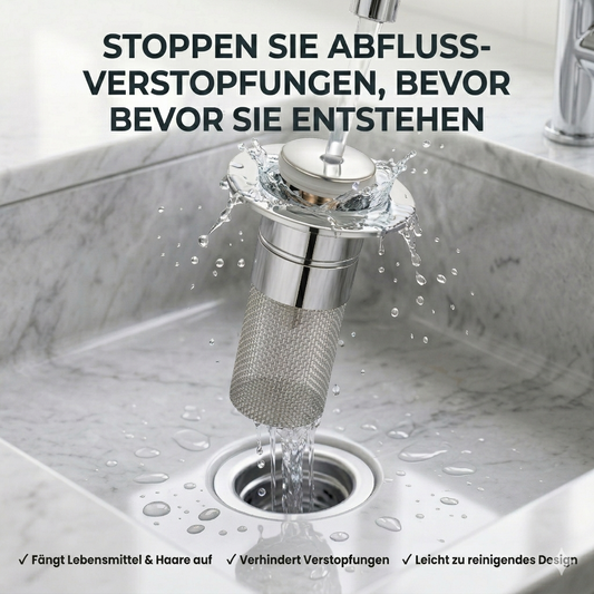 PureDrain™ -Spülbecken-Siebstopfen – Stressfreie Reinigung ohne ständige Abflussverstopfungen