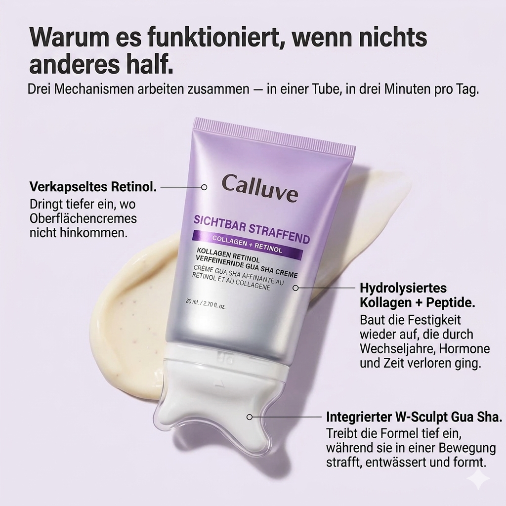 Calluve sichtbar straffendes Gua-Sha-Serum