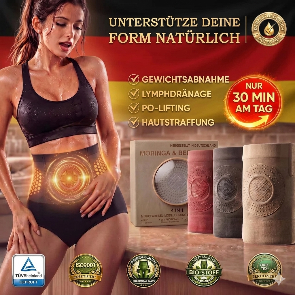 🛡️2026 Moringa- & Berberin-4-in-1-Shorts mit Mikropartikeln für Formung & Fettverbrennung