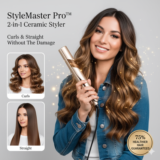 StyleMaster Pro – 2-in-1-Haarstyler für Locken und glatte Frisuren