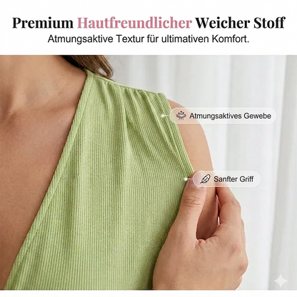 Giovanna Marsala™ Femininer ärmelloser Romper mit Raffungen | 50% RABATT