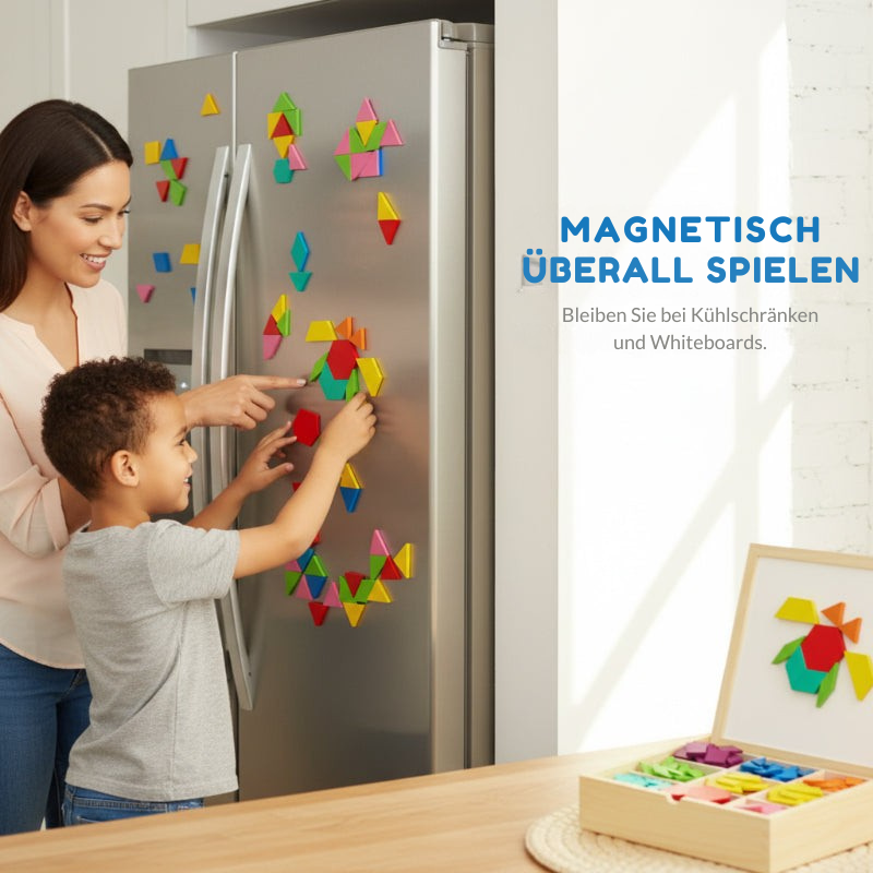 GeoMagico – Kreatives Magnet-Puzzleset | 50% RABATT