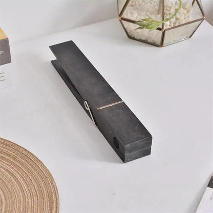 GiantClip – Handtuchhalter aus Holz zur Wandmontage