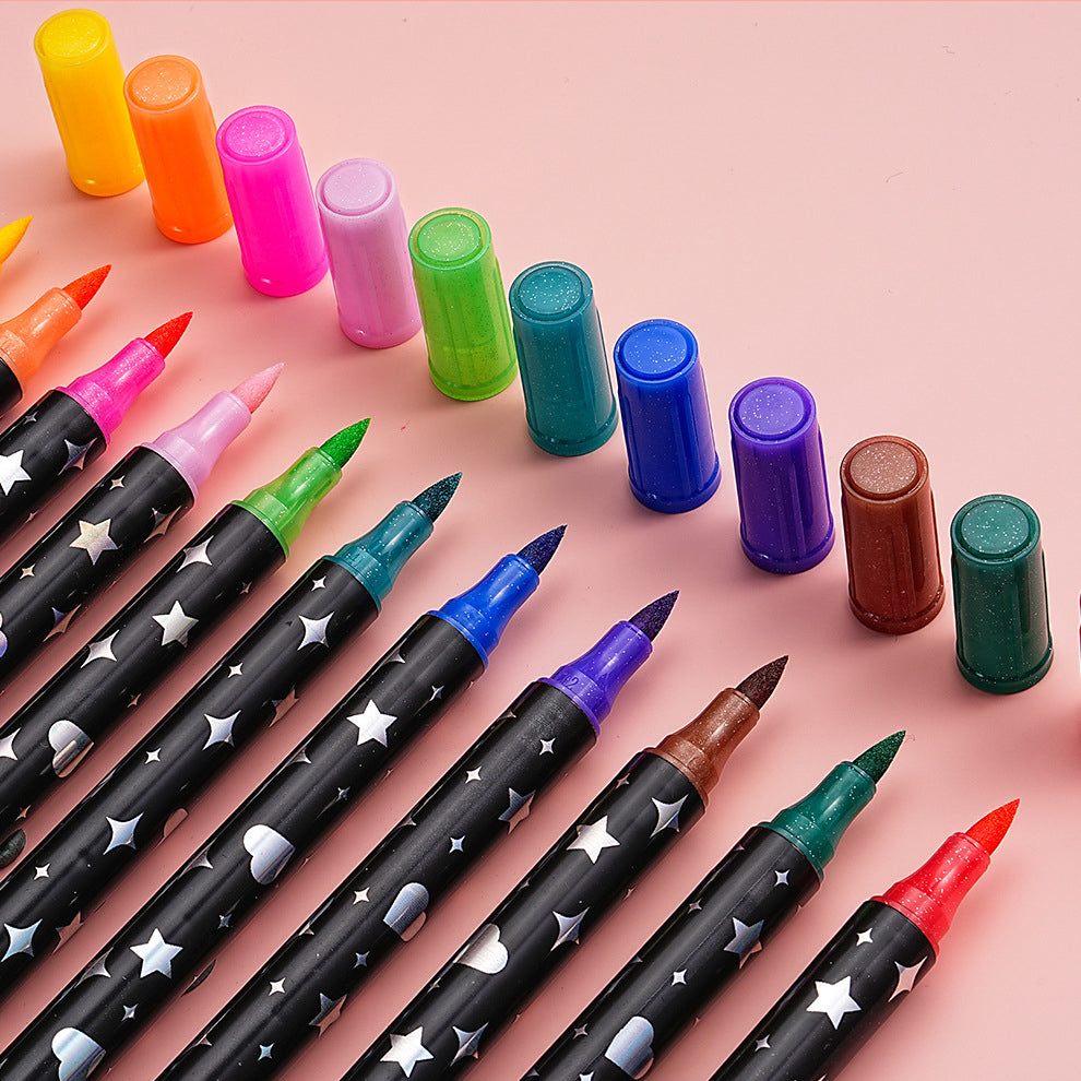 ColorSplash – 24 + 24 GRATIS Glitzer-Splash-Marker
