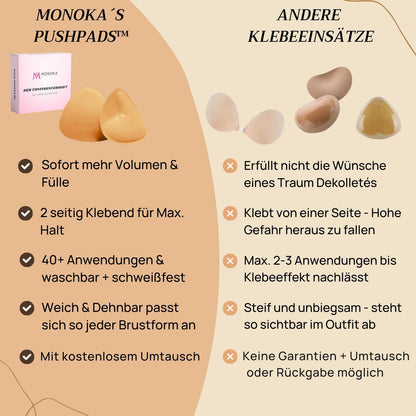 Pushpads Original Nippelcover für volles Dekolleté in Sekunden