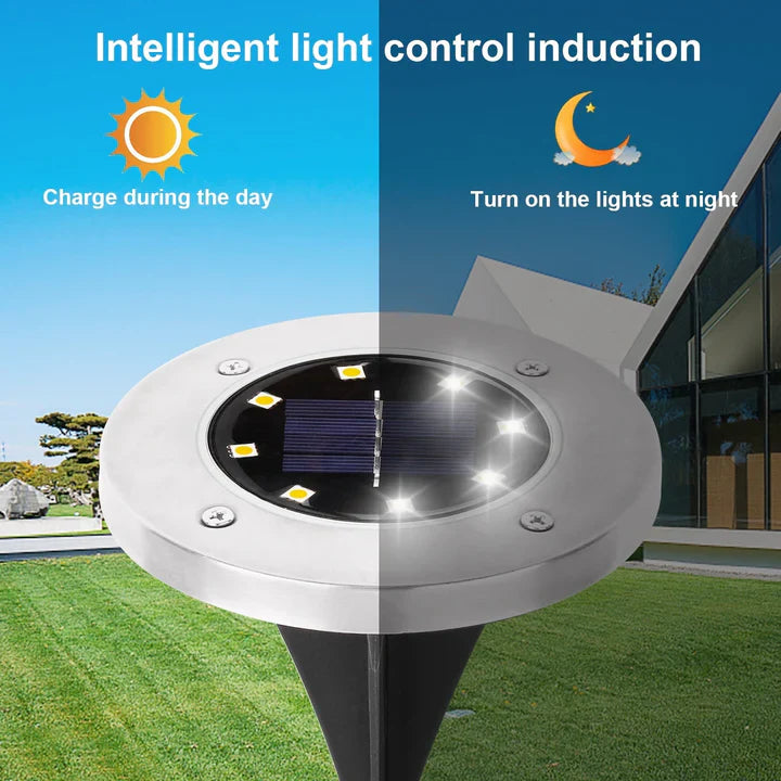 LightSpot™ Solarstrom-Scheibenleuchte | 50% Rabatt