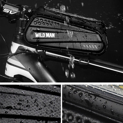 Fahrrad-Rahmentasche mit Handy-Fenster – Wasserdichtes Hardcase | Letzter Tag Rabatt!