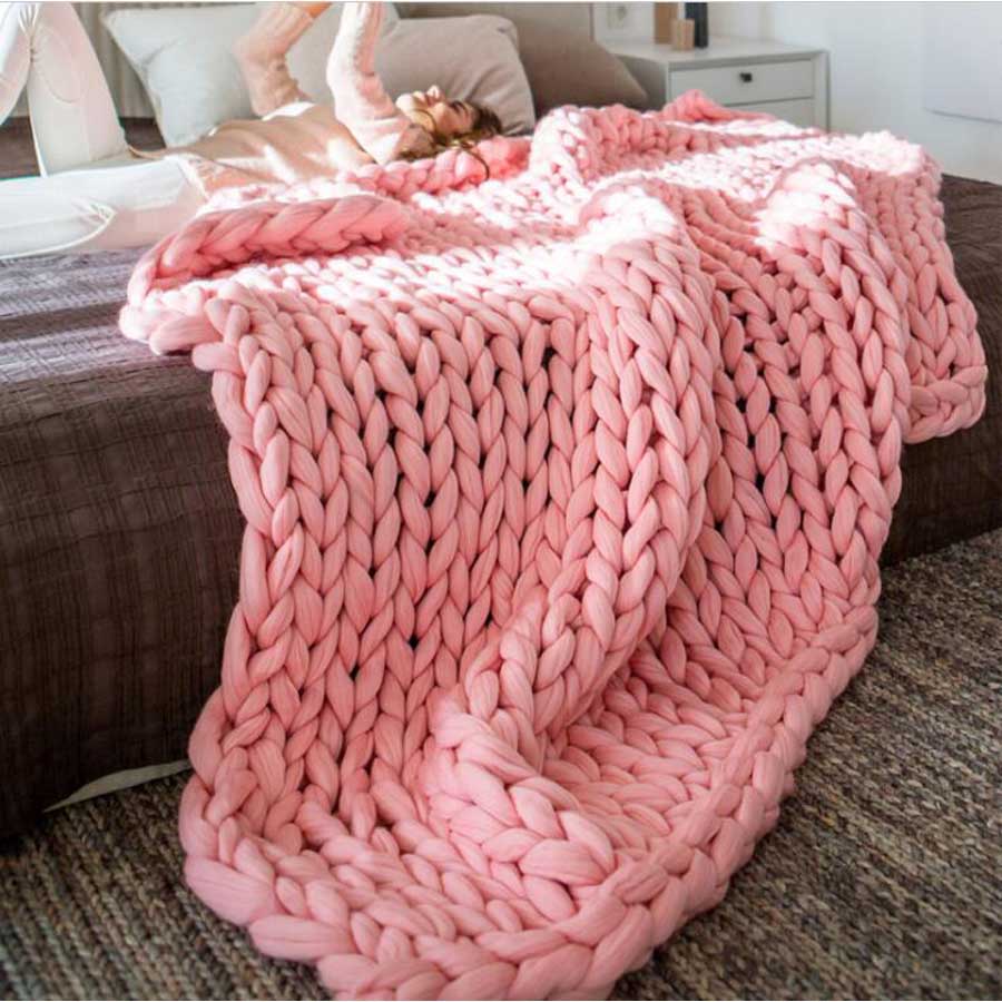 50% RABATT | Strickdecke™ | Die stilvolle, hypoallergene Decke für natürliche Wärme und Eleganz