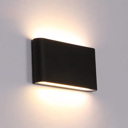 HelleNacht™ Premium LED-Wandleuchte | Wasserdicht IP65 | Bewegungsmelder | Warmweißes Up-&-Down-Licht