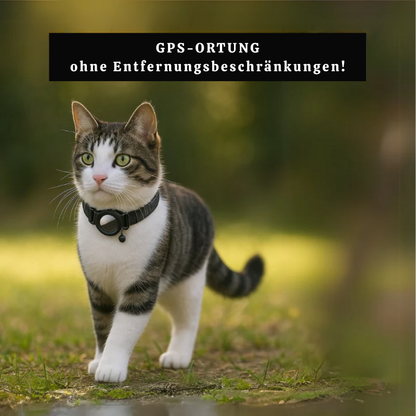 Haustier-GPS-Tracker | Echtzeit-GPS & Keine Abonnementgebühr | Wasserdichtes Nylon