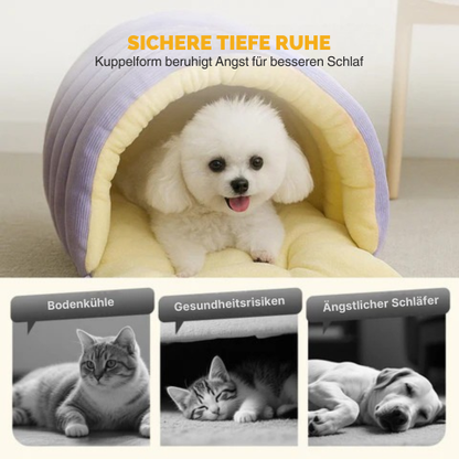 Felltraum™ | Haustierhöhlenbett | Wärmend