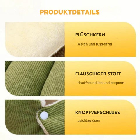 Felltraum™ | Haustierhöhlenbett | Wärmend