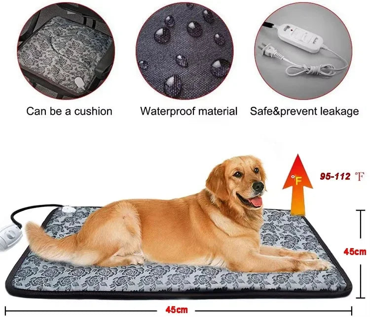 PawTherm™ | Heizkissen für Haustiere mit Temperaturregelung