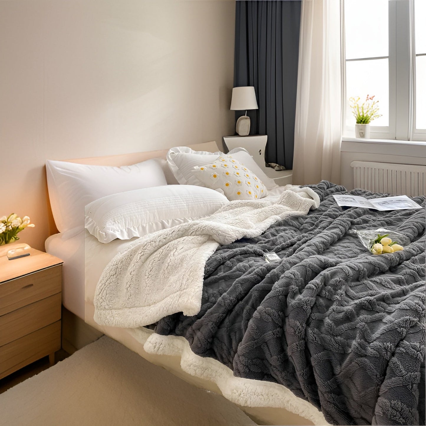 WarmHaven – Wendedecke aus Fleece in Luxusqualität