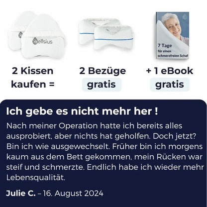 KneeDream™ – Orthopädisches Kissen für entspanntes Schlafen