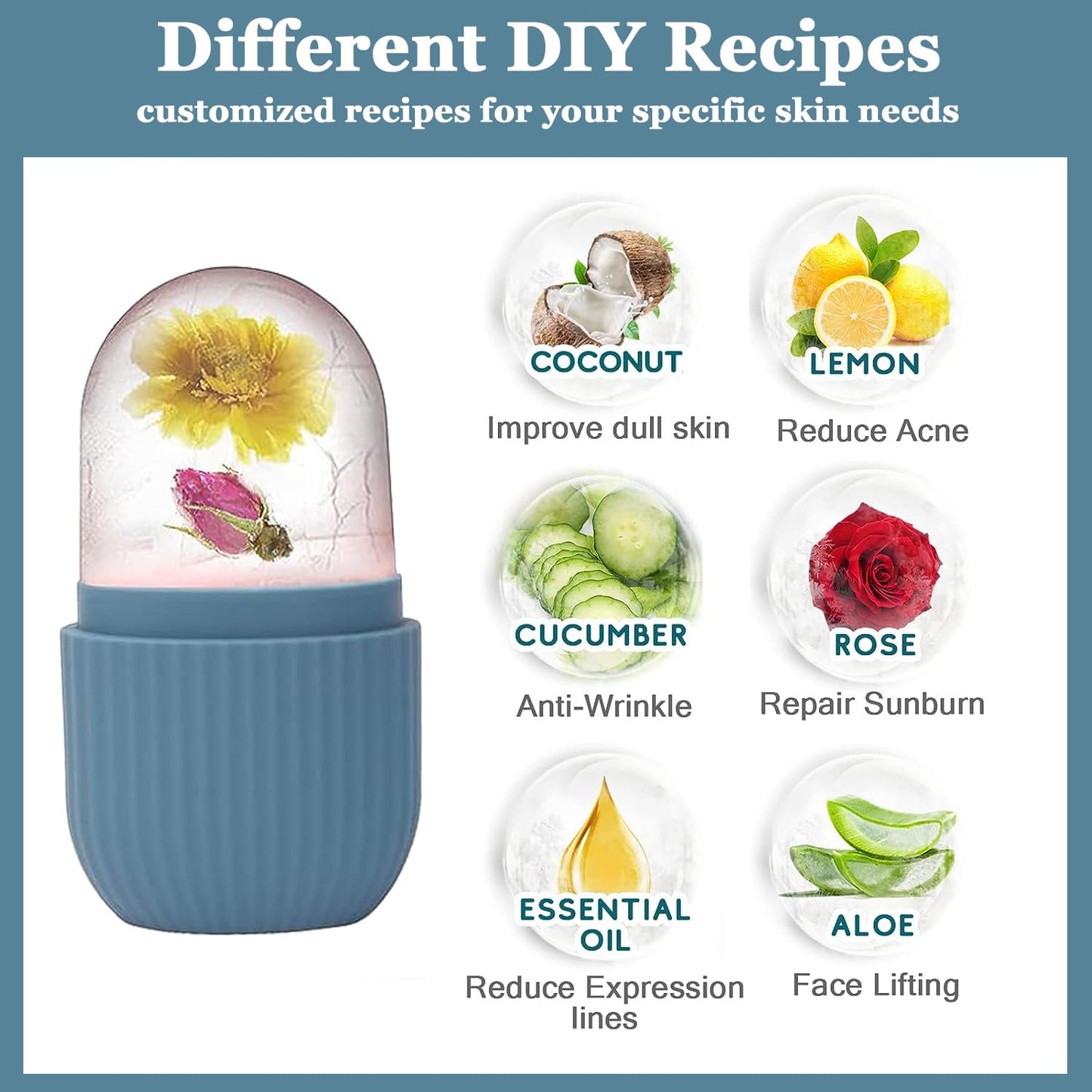 IceLuxe™ Ice Roller für Poren & frischen Glow | 50% RABATT