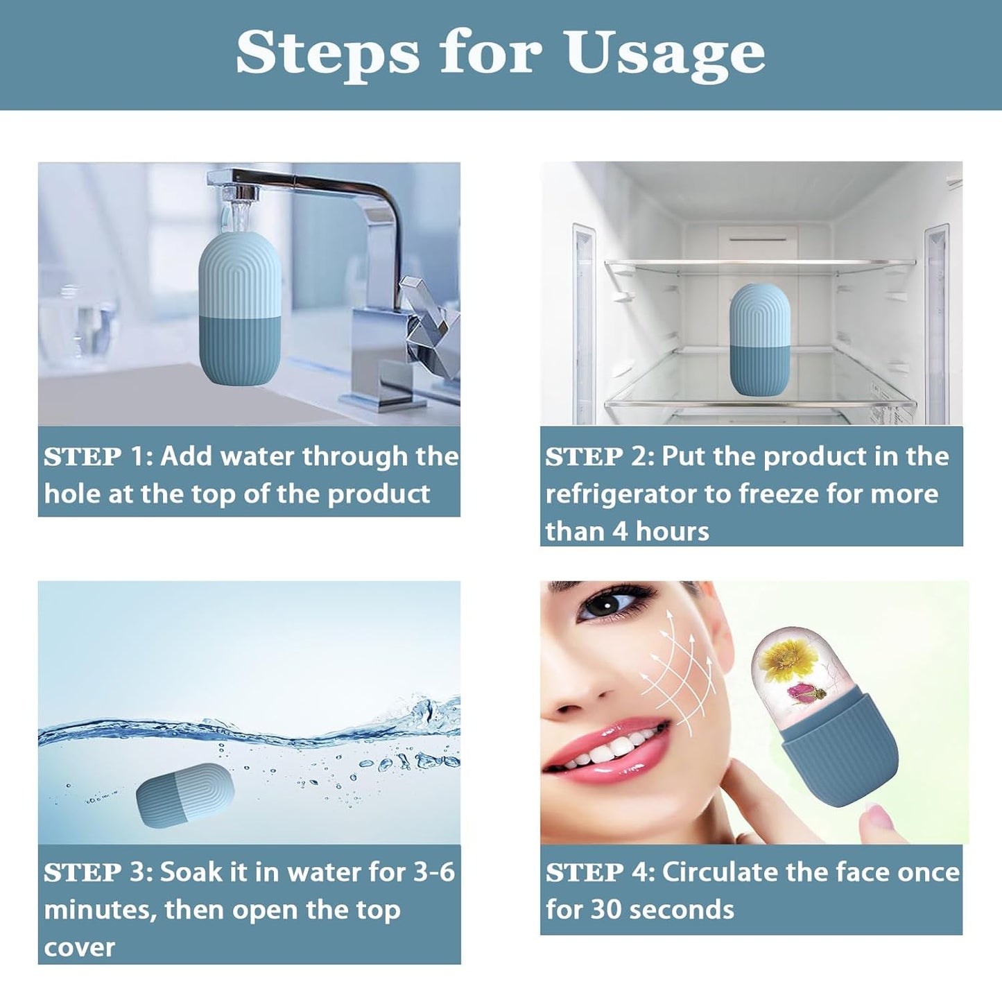 IceLuxe™ Ice Roller für Poren & frischen Glow | 50% RABATT