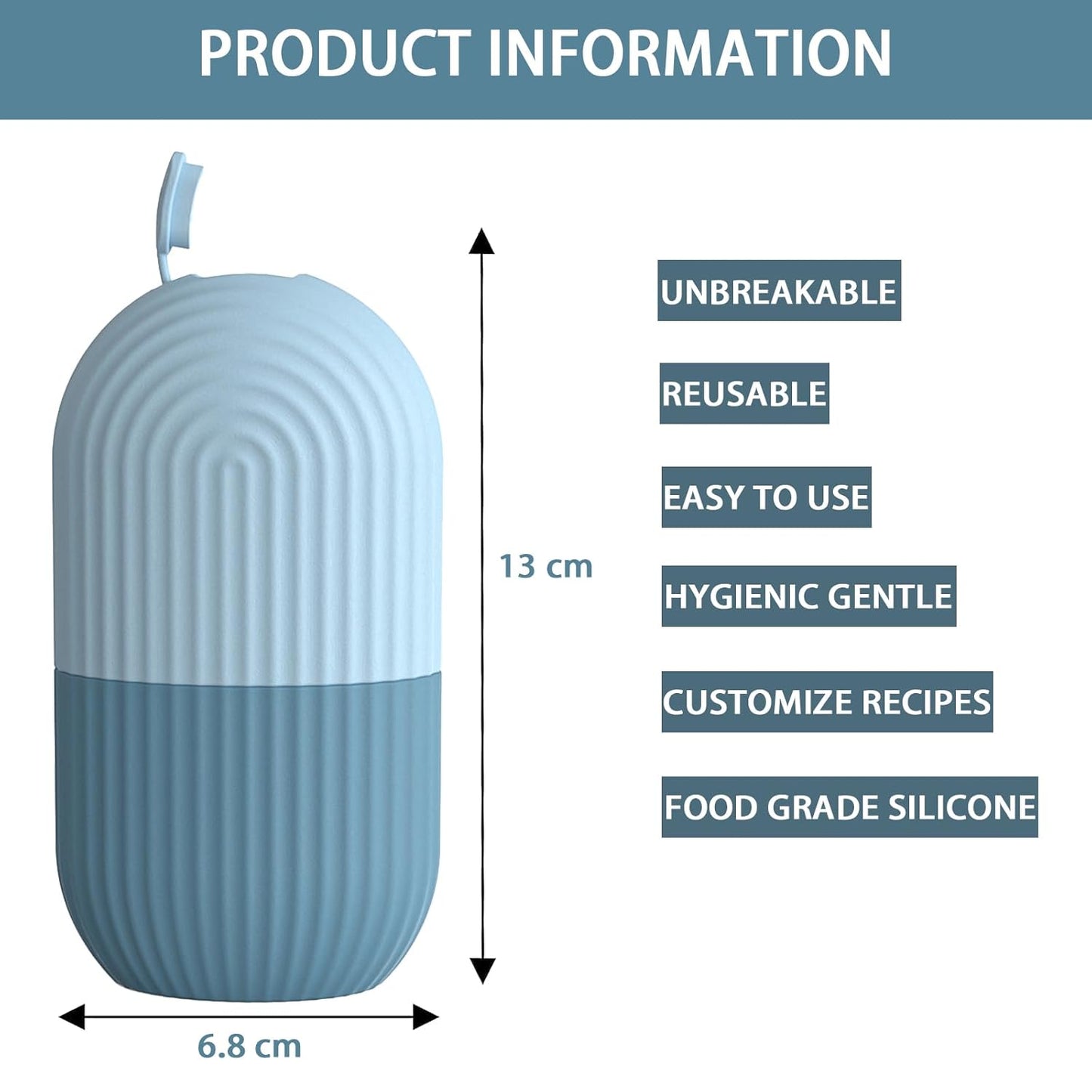 IceLuxe™ Ice Roller für Poren & frischen Glow | 50% RABATT