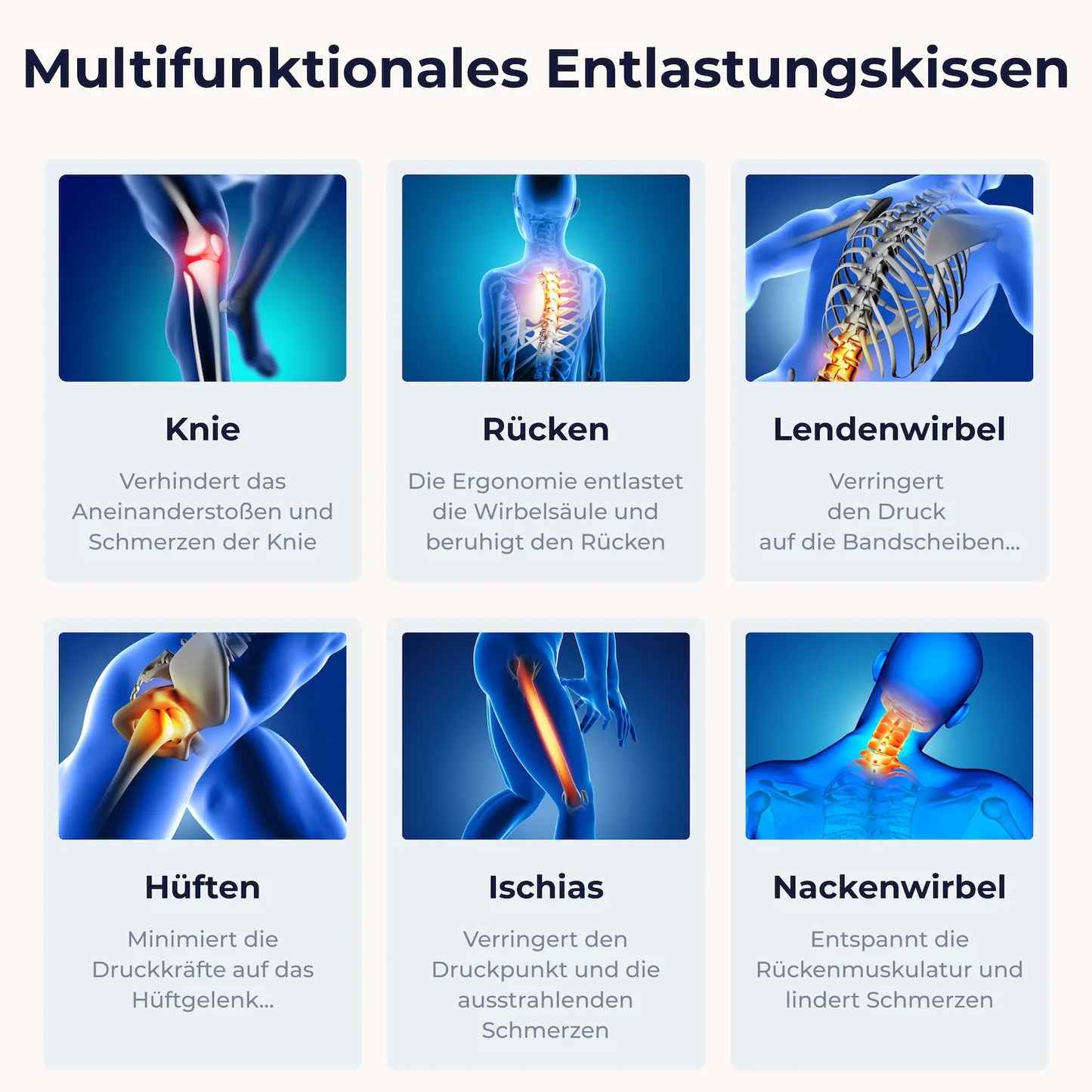 KneeDream™ – Orthopädisches Kissen für entspanntes Schlafen