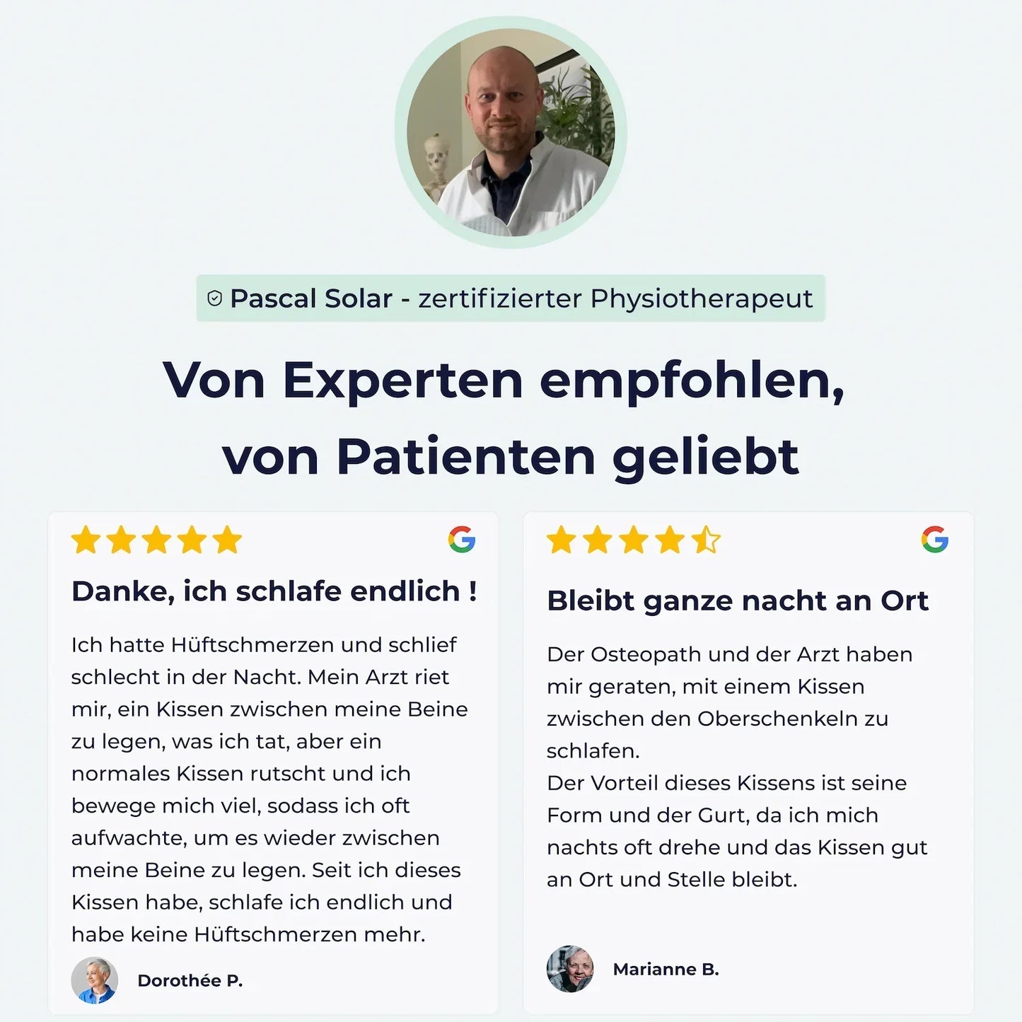 KneeDream™ – Orthopädisches Kissen für entspanntes Schlafen