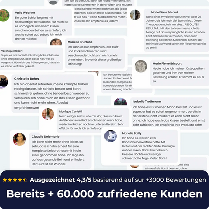 KneeDream™ – Orthopädisches Kissen für entspanntes Schlafen
