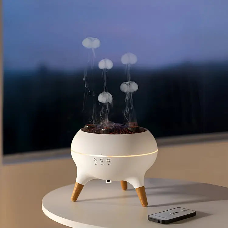 Jellyfel™ | Jellyfish Mist Diffuser — Aromatherapie mit farbigen Lichteffekten