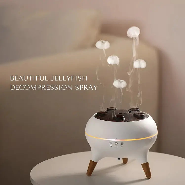 Jellyfel™ | Jellyfish Mist Diffuser — Aromatherapie mit farbigen Lichteffekten