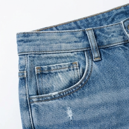 Vivara™ – Vintage Jeans mit Fransen-Saum | Dein neuer Herbst-Favorit 🍂