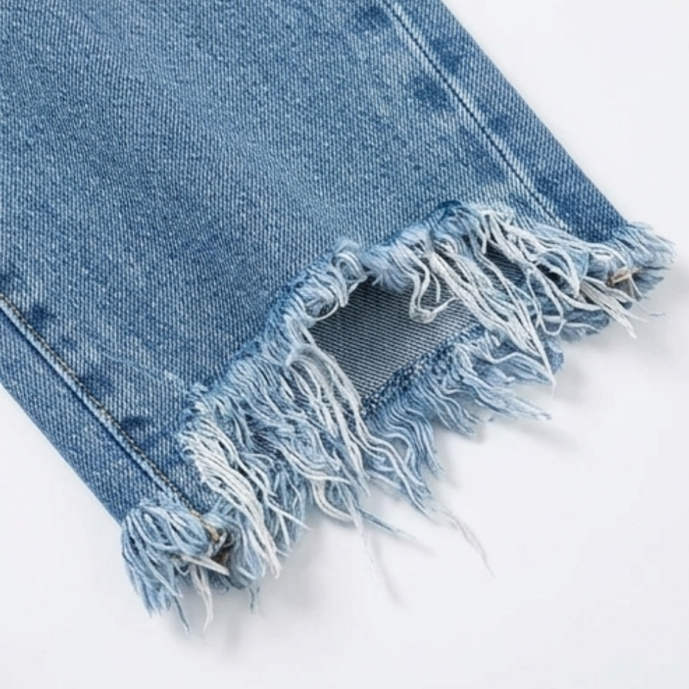 Vivara™ – Vintage Jeans mit Fransen-Saum | Dein neuer Herbst-Favorit 🍂