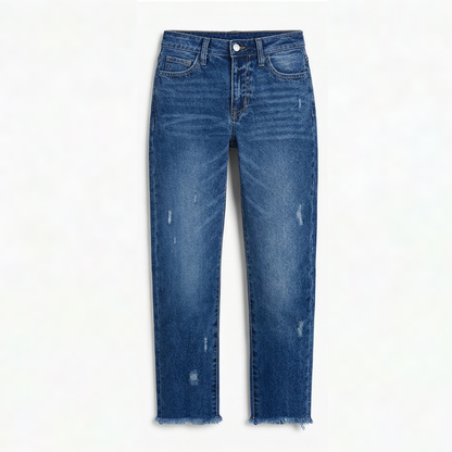 Vivara™ – Vintage Jeans mit Fransen-Saum | Dein neuer Herbst-Favorit 🍂