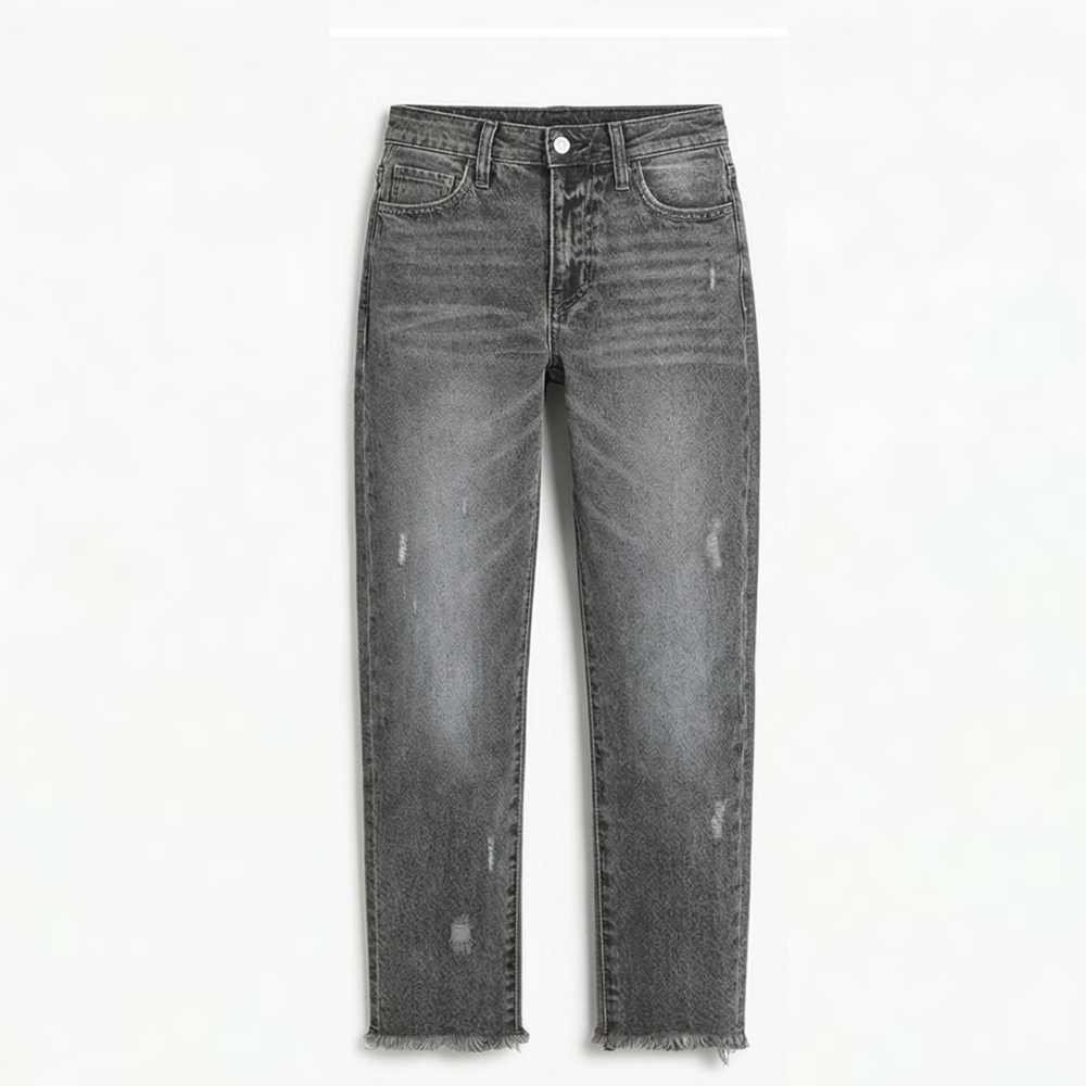 Vivara™ – Vintage Jeans mit Fransen-Saum | Dein neuer Herbst-Favorit 🍂