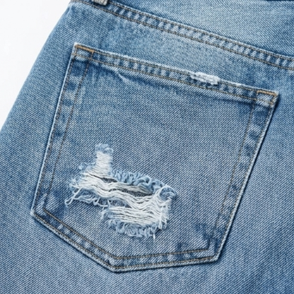 Vivara™ – Vintage Jeans mit Fransen-Saum | Dein neuer Herbst-Favorit 🍂